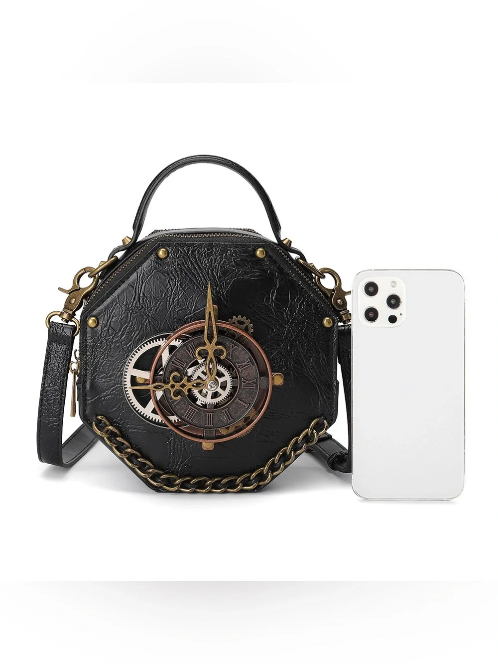 Steampunk Clockwork Crossbody Bag